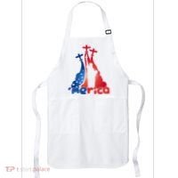 Patriotic Merica Classic Airplane Airshow Statue Of Liberty Apron thumb 0