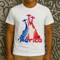 Patriotic Merica Classic Airplane Airshow Statue Of Liberty T-Shirt thumb 3