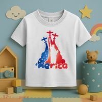 Patriotic Merica Classic Airplane Airshow Statue Of Liberty Toddler T-Shirt thumb 3