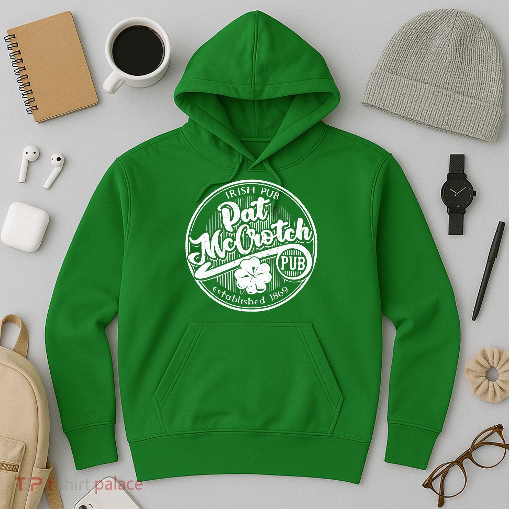 PAT McCROTCH Dirty Adult Irish ST PATRICKS DAY Hoodie