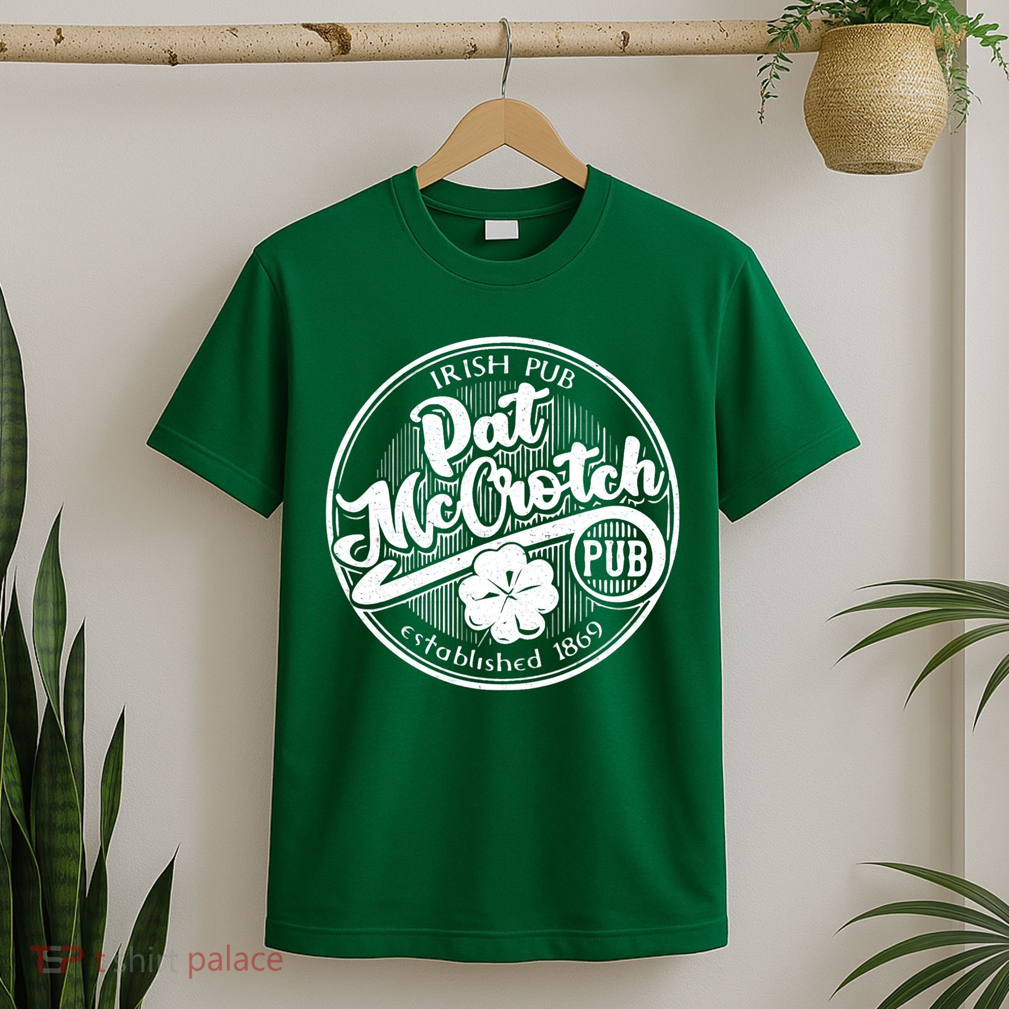 PAT McCROTCH Dirty Adult Irish ST PATRICKS DAY T-Shirt