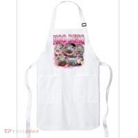 Pink Moo Deng Meme Hippo Funny Apron thumb 0