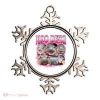 Pink Moo Deng Meme Hippo Funny Ornament thumb 0