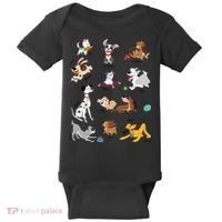Pets Movie Dogs Group Jumble Dog Lover Cartoon Baby Bodysuit thumb 0