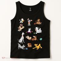 Pets Movie Dogs Group Jumble Dog Lover Cartoon Tank Top thumb 2