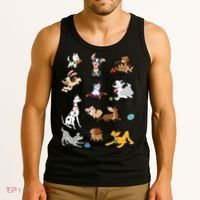 Pets Movie Dogs Group Jumble Dog Lover Cartoon Tank Top thumb 3