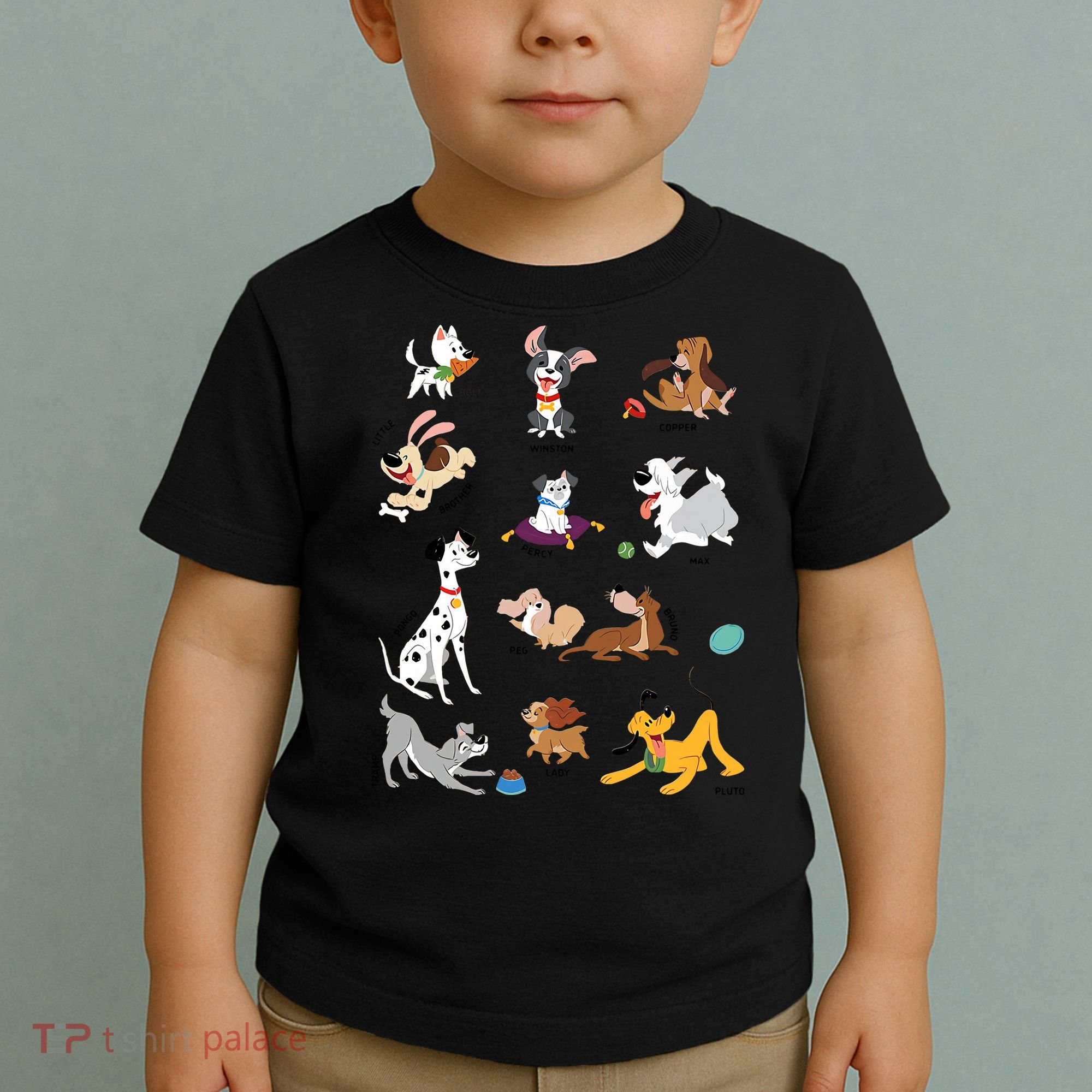 Pets Movie Dogs Group Jumble Dog Lover Cartoon Toddler T-Shirt