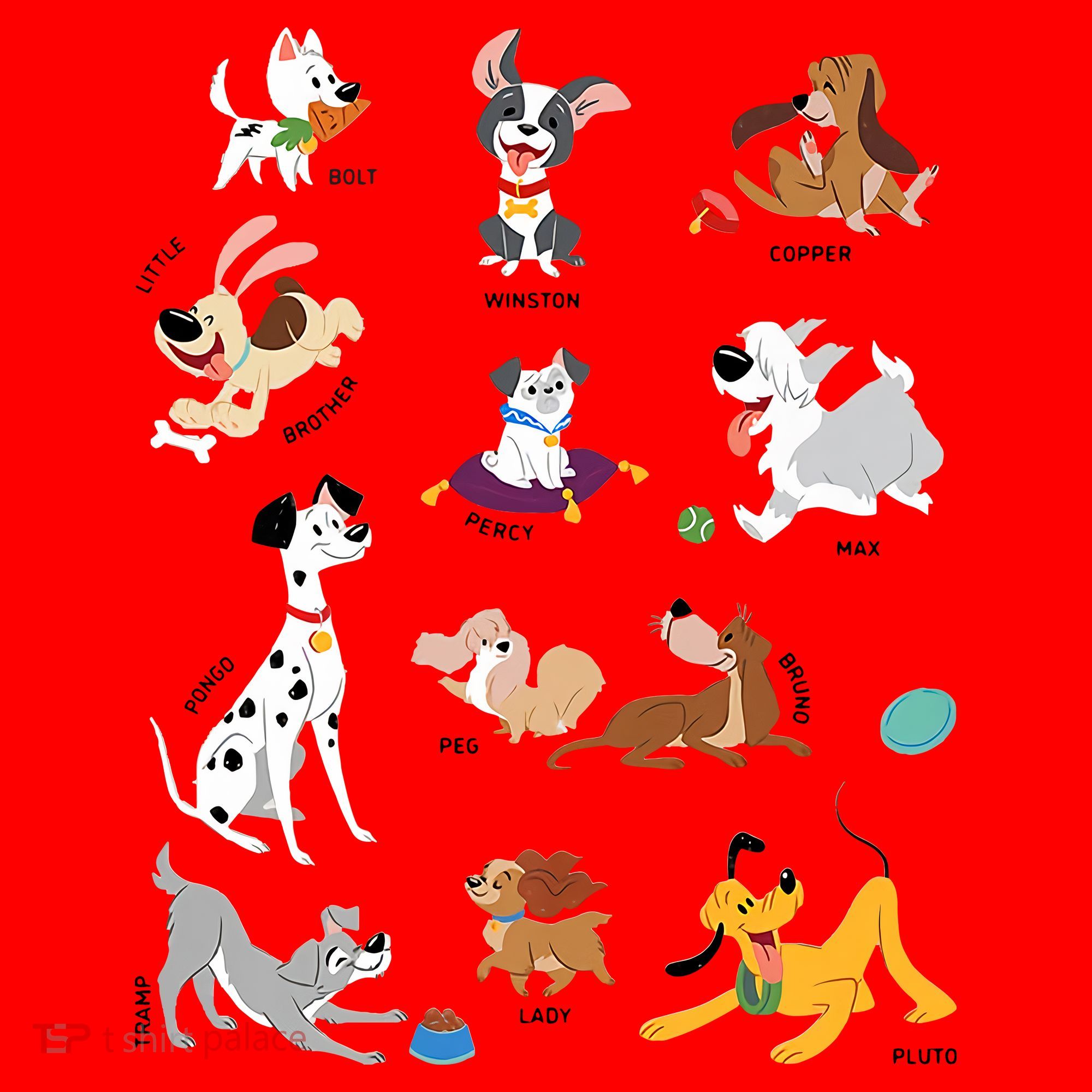 Pets Movie Dogs Group Jumble Dog Lover Cartoon Santa Hat