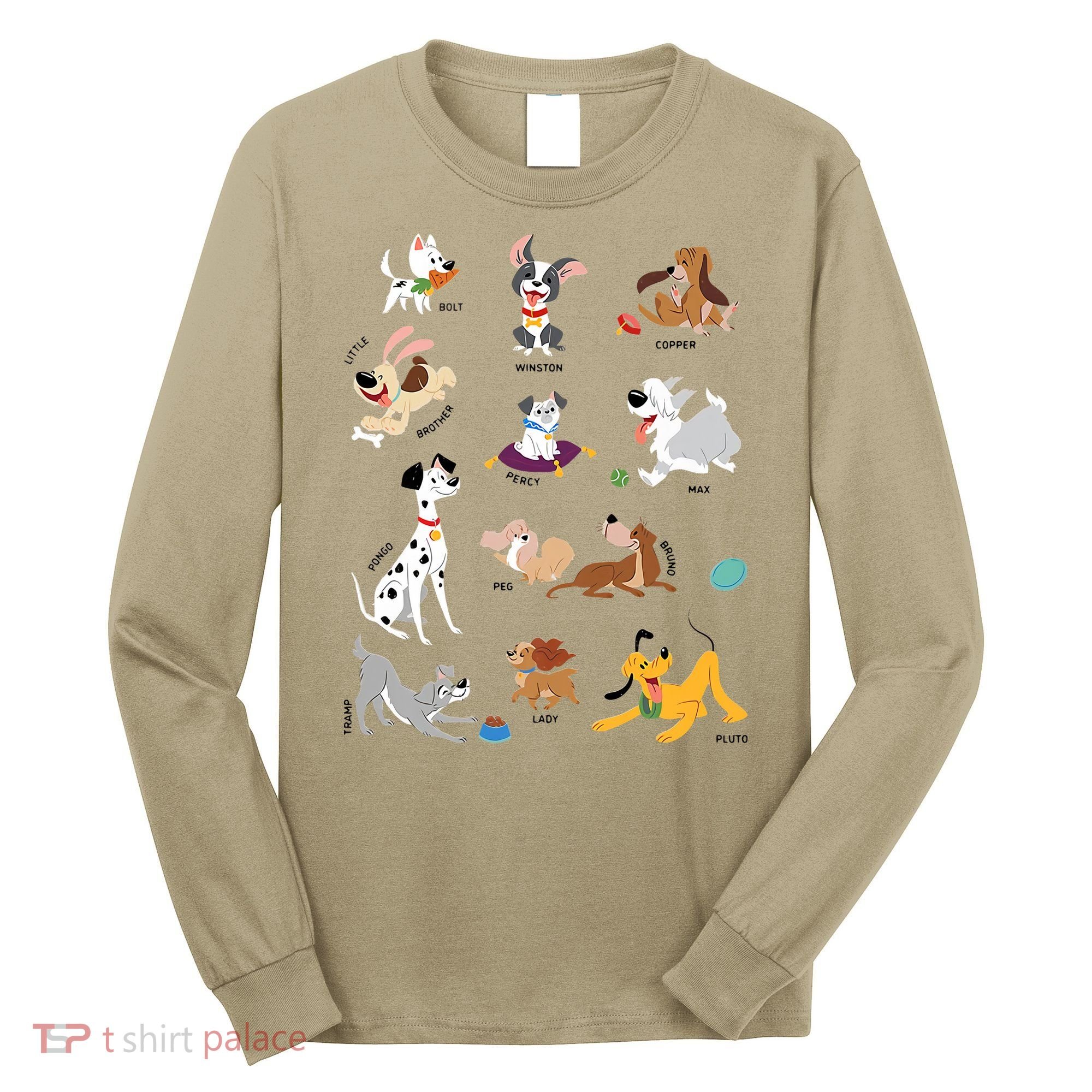 Pets Movie Dogs Group Jumble Dog Lover Cartoon Long Sleeve Shirt