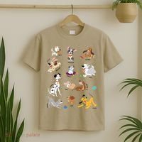 Pets Movie Dogs Group Jumble Dog Lover Cartoon T-Shirt thumb 2