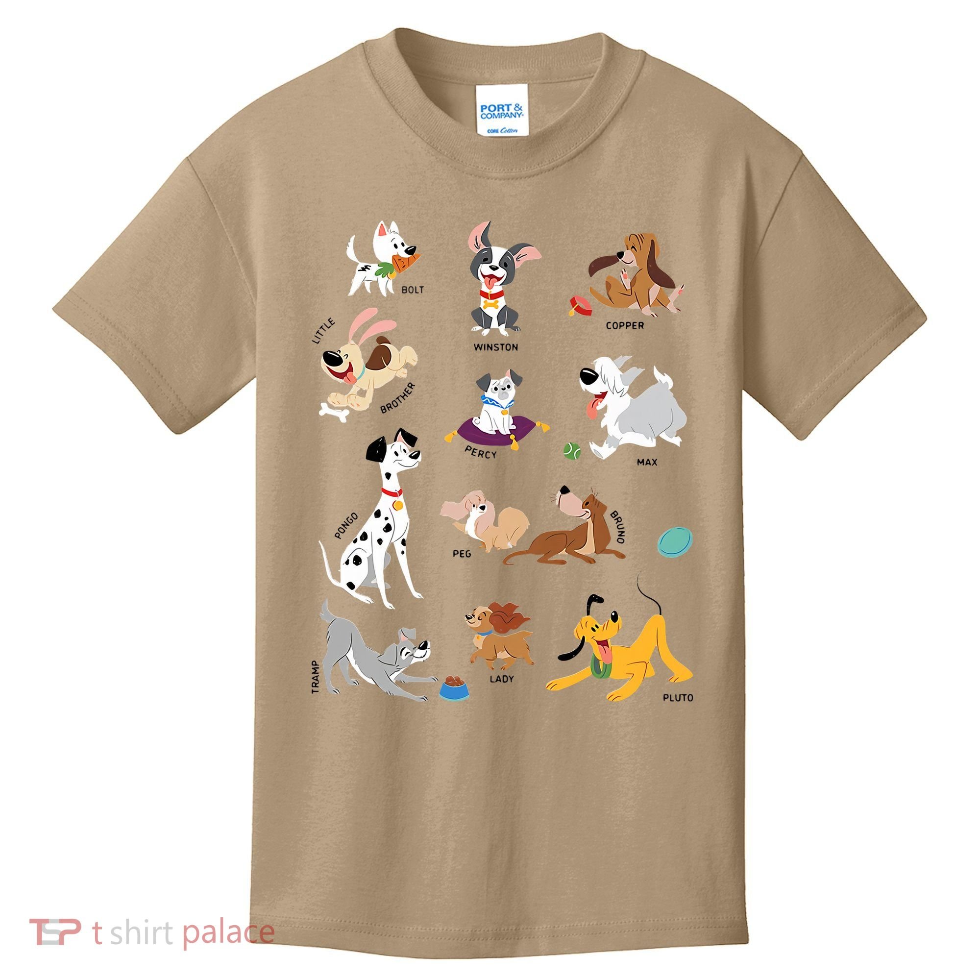Pets Movie Dogs Group Jumble Dog Lover Cartoon Kids T-Shirt