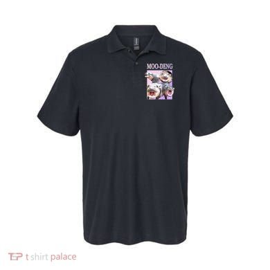 Purple Moo Deng Meme Hippo Funny Polo