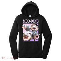Purple Moo Deng Meme Hippo Funny Women's Hoodie thumb 0