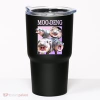 Purple Moo Deng Meme Hippo Funny Tumbler thumb 0