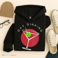 Pickleball Martini Day Drinking Athlete Coach Sports Lover Hoodie thumb 4