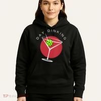 Pickleball Martini Day Drinking Athlete Coach Sports Lover Hoodie thumb 5