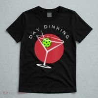 Pickleball Martini Day Drinking Athlete Coach Sports Lover T-Shirt thumb 5
