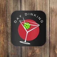 Pickleball Martini Day Drinking Athlete Coach Sports Lover Coaster thumb 0