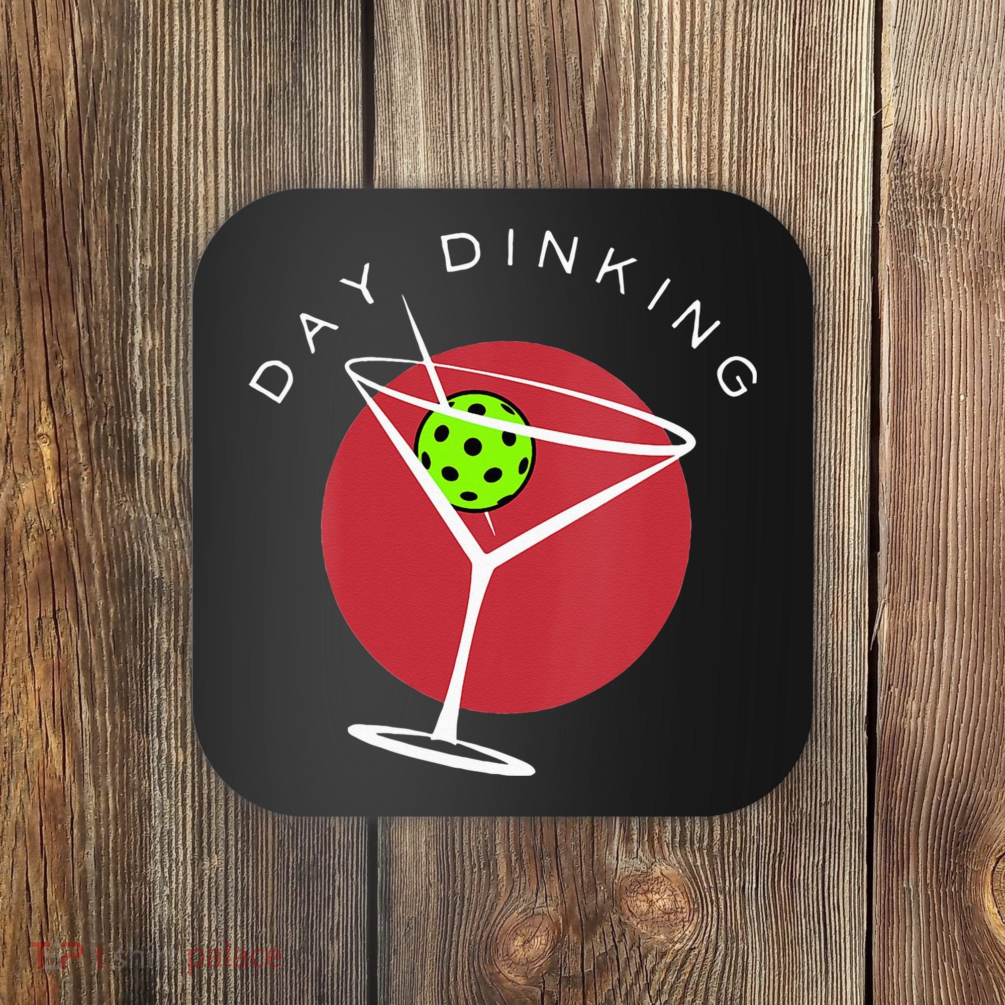 Pickleball Martini Day Drinking Athlete Coach Sports Lover Coaster