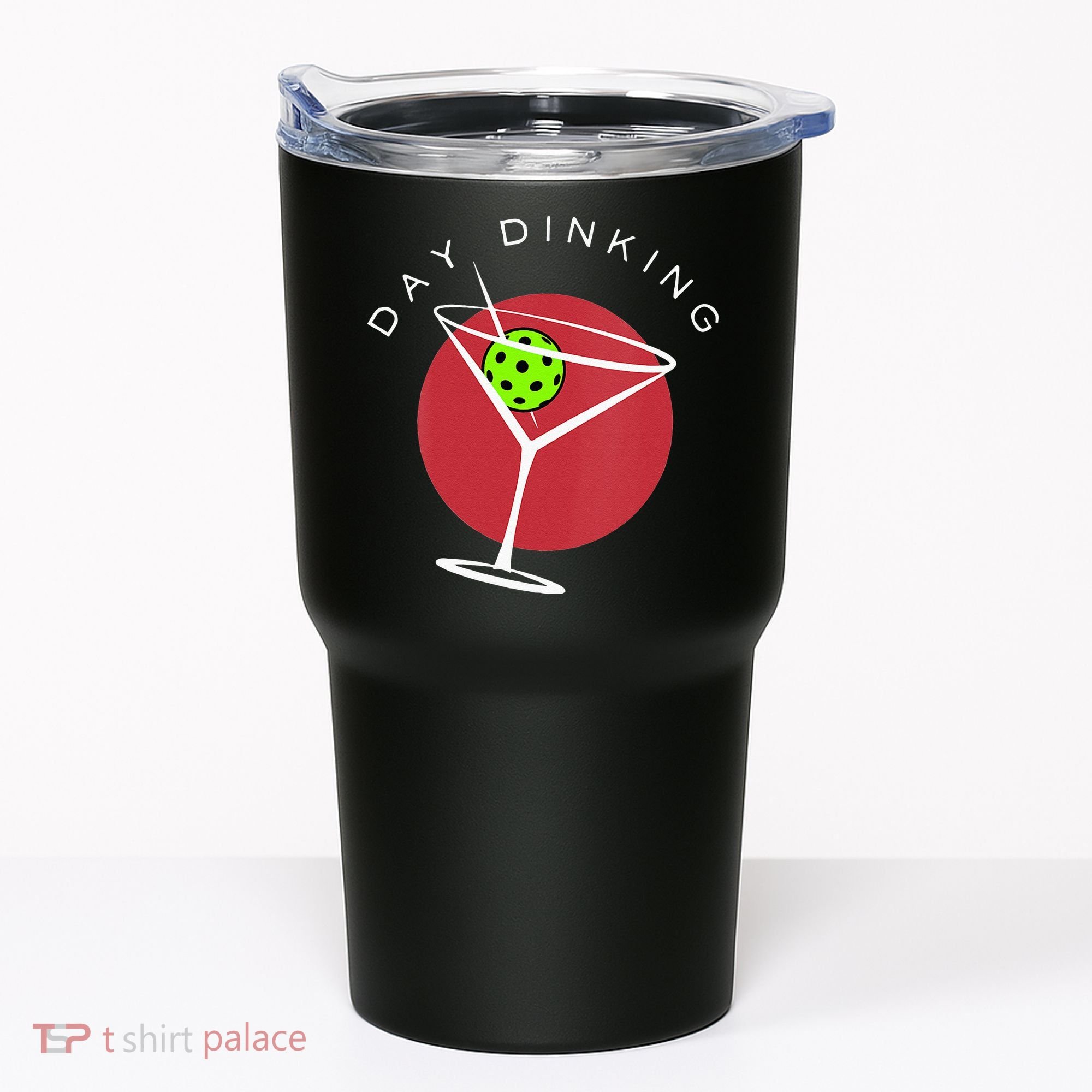 Pickleball Martini Day Drinking Athlete Coach Sports Lover Tumbler