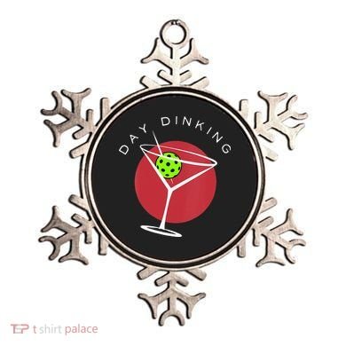 Pickleball Martini Day Drinking Athlete Coach Sports Lover Ornament
