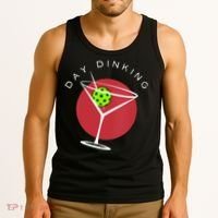 Pickleball Martini Day Drinking Athlete Coach Sports Lover Tank Top thumb 3