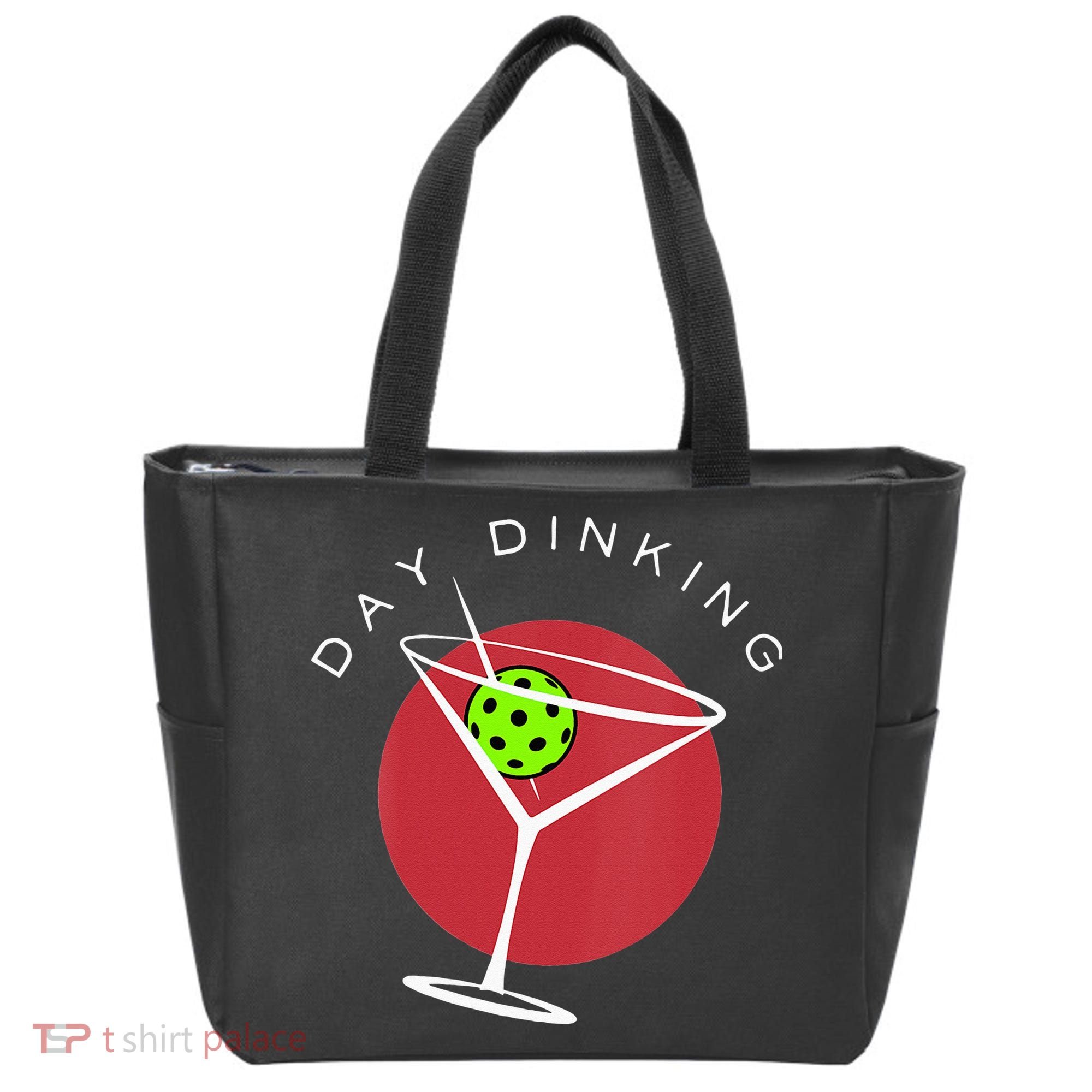 Pickleball Martini Day Drinking Athlete Coach Sports Lover Tote Bag