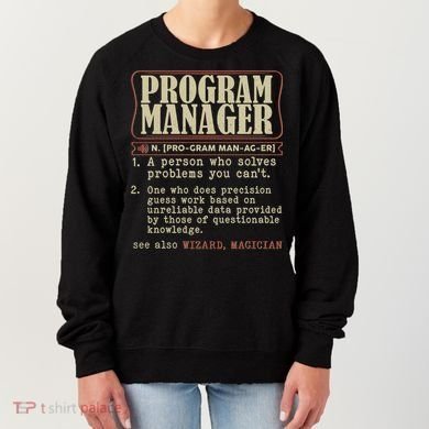 Program Manager Definition Women's Sweatshirt