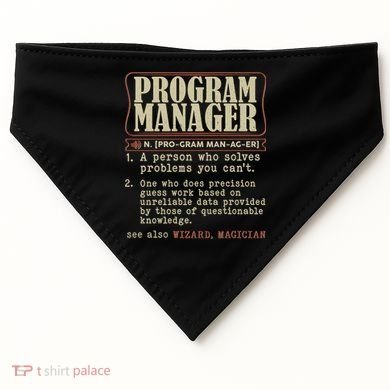 Program Manager Definition USA-Made Doggie Bandana