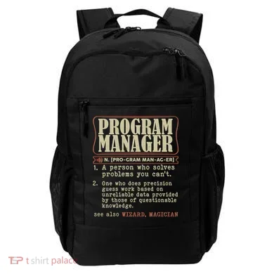 Program Manager Definition Backpack