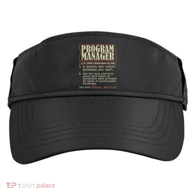 Program Manager Definition Adult Drive Performance Visor