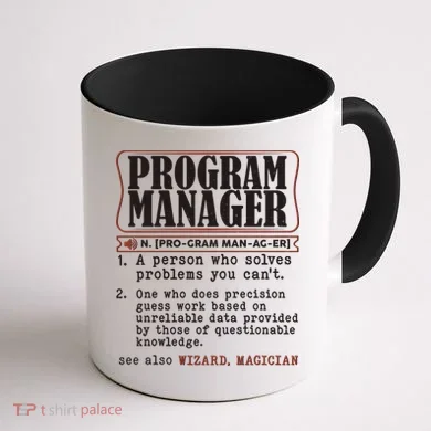 Program Manager Definition Coffee Mug back