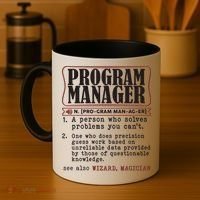 Program Manager Definition Coffee Mug thumb 4