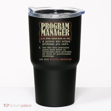 Program Manager Definition Tumbler
