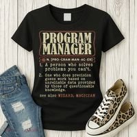 Program Manager Definition Women's T-Shirt thumb 3