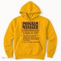 Program Manager Definition Hoodie thumb 0