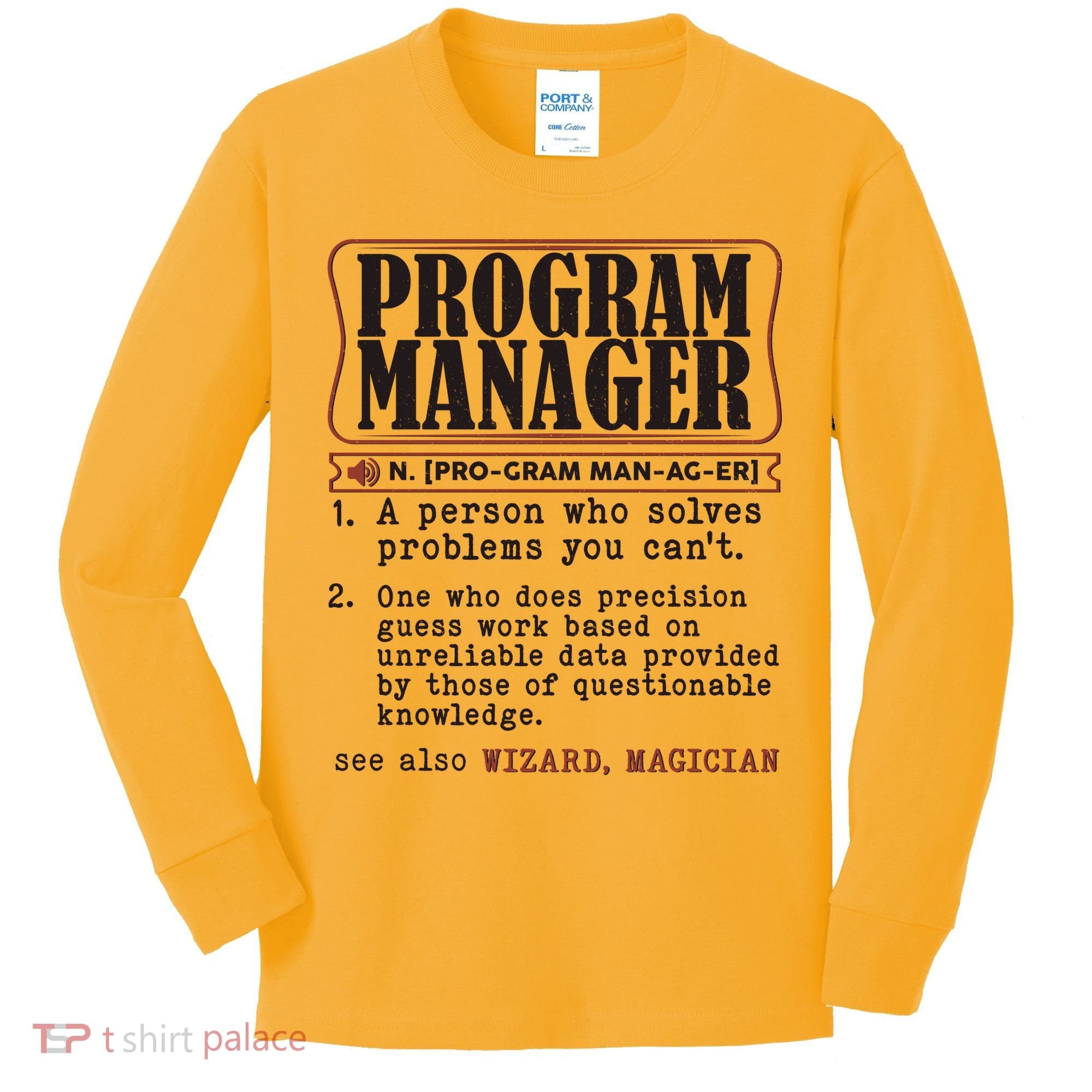 Program Manager Definition Kids Long Sleeve Shirt