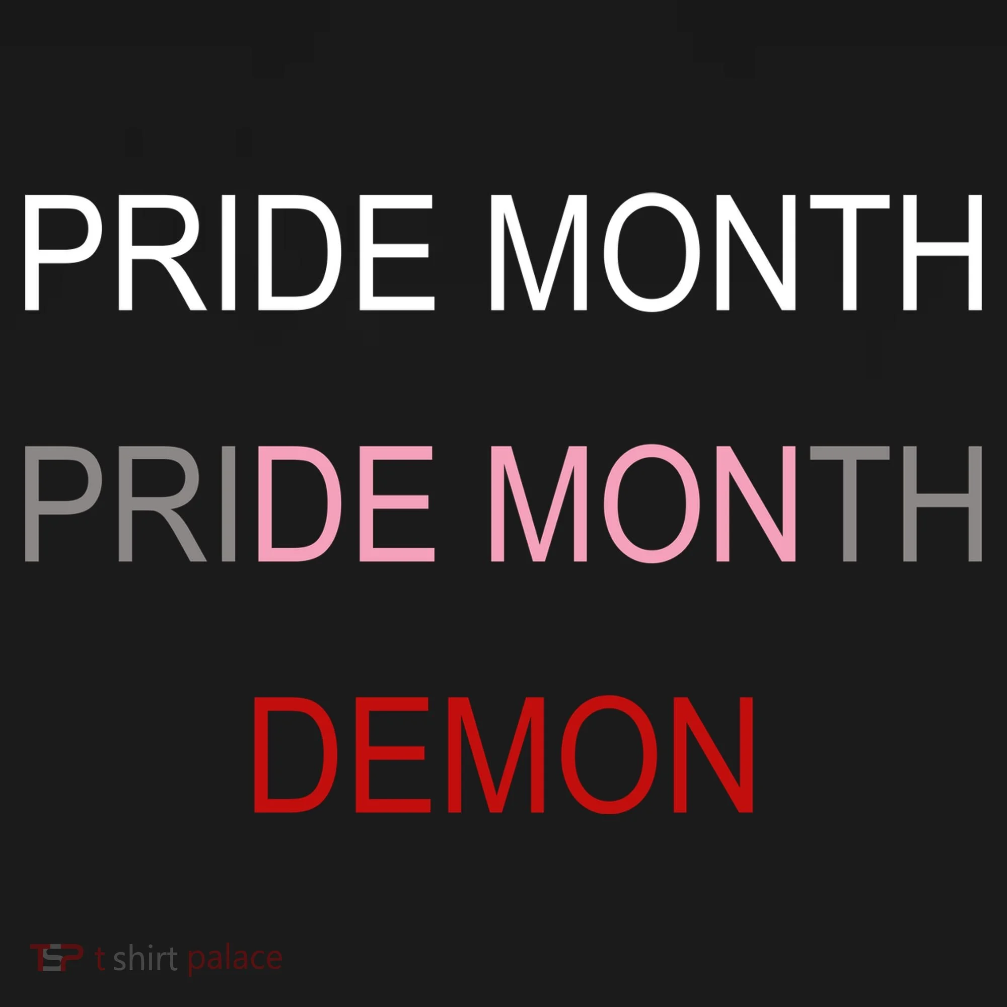 Pride Month Demon Doggie Tank