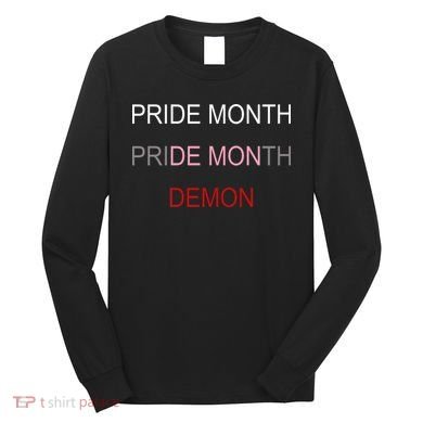Pride Month Demon Long Sleeve Shirt