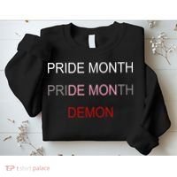 Pride Month Demon Sweatshirt thumb 2