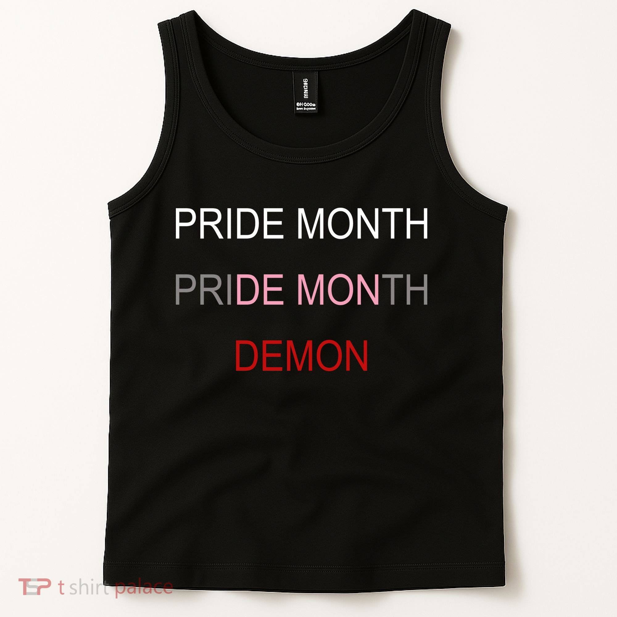 Pride Month Demon Tank Top