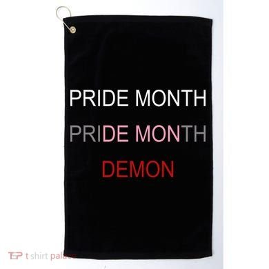 Pride Month Demon Golf Towel