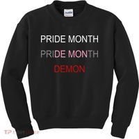 Pride Month Demon Kids Sweatshirt thumb 0