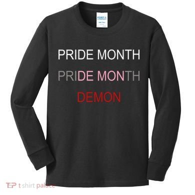 Pride Month Demon Kids Long Sleeve Shirt