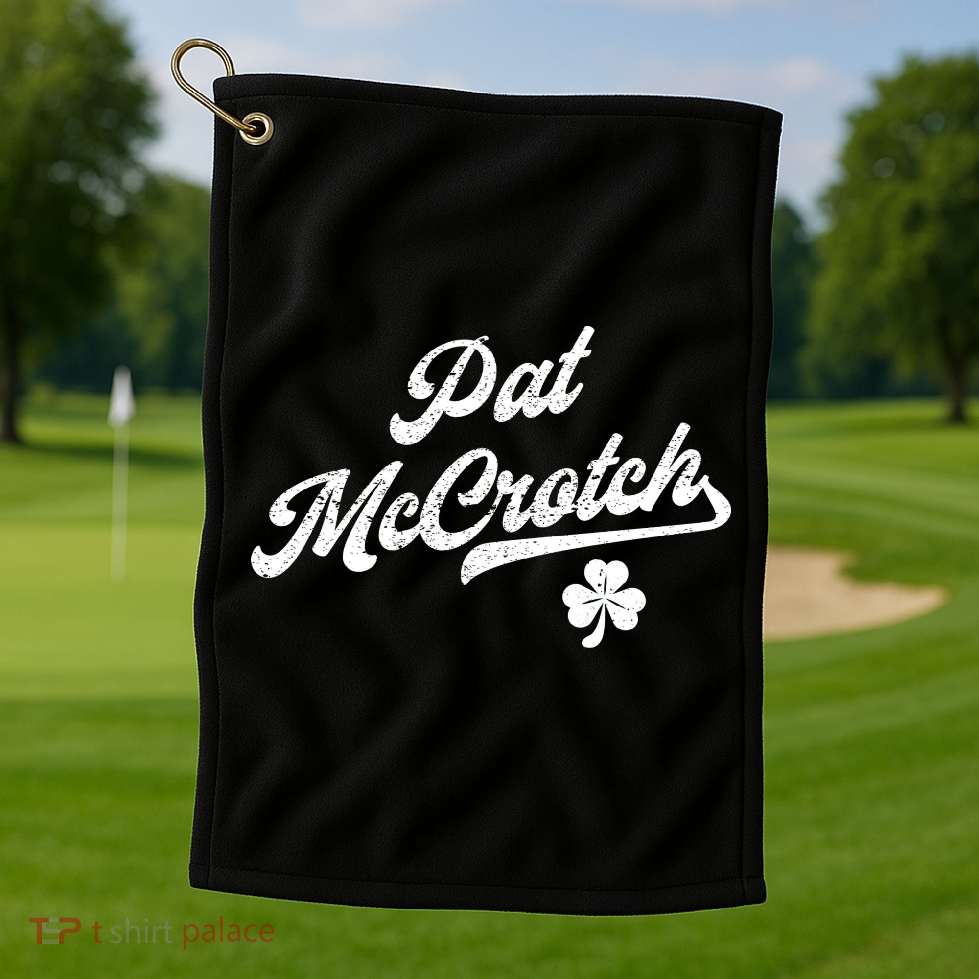 Pat McCrotch Dirty Adult Irish ST PATRICKS DAY Golf Towel