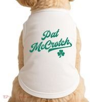 Pat McCrotch Dirty Adult Irish ST PATRICKS DAY Doggie Tank thumb 0
