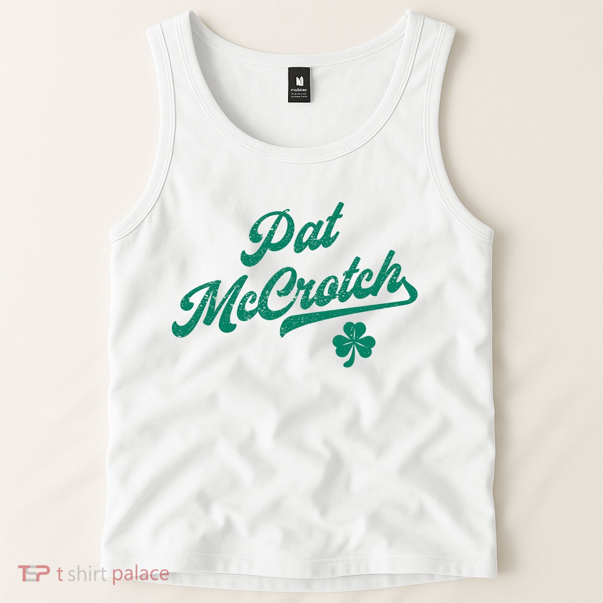 Pat McCrotch Dirty Adult Irish ST PATRICKS DAY Tank Top