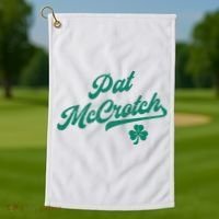 Pat McCrotch Dirty Adult Irish ST PATRICKS DAY Golf Towel thumb 1