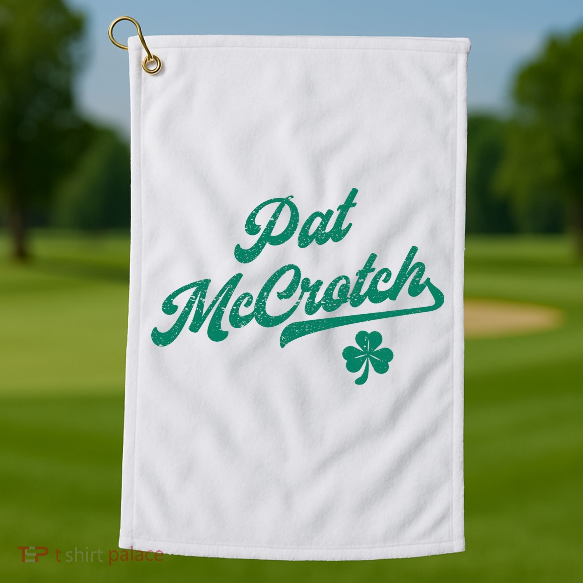 Pat McCrotch Dirty Adult Irish ST PATRICKS DAY Golf Towel