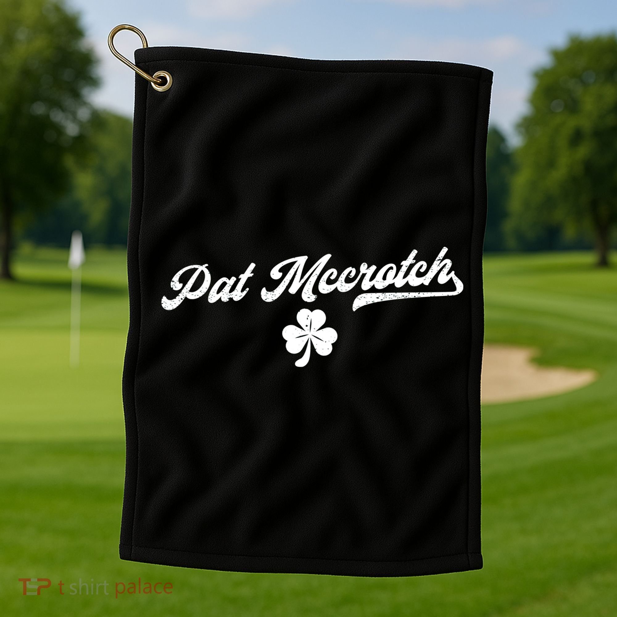 Pat McCrotch Dirty Adult Irish ST PATRICKS DAY Golf Towel